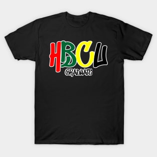 HBCU Graduate Graffiti Design T-Shirt